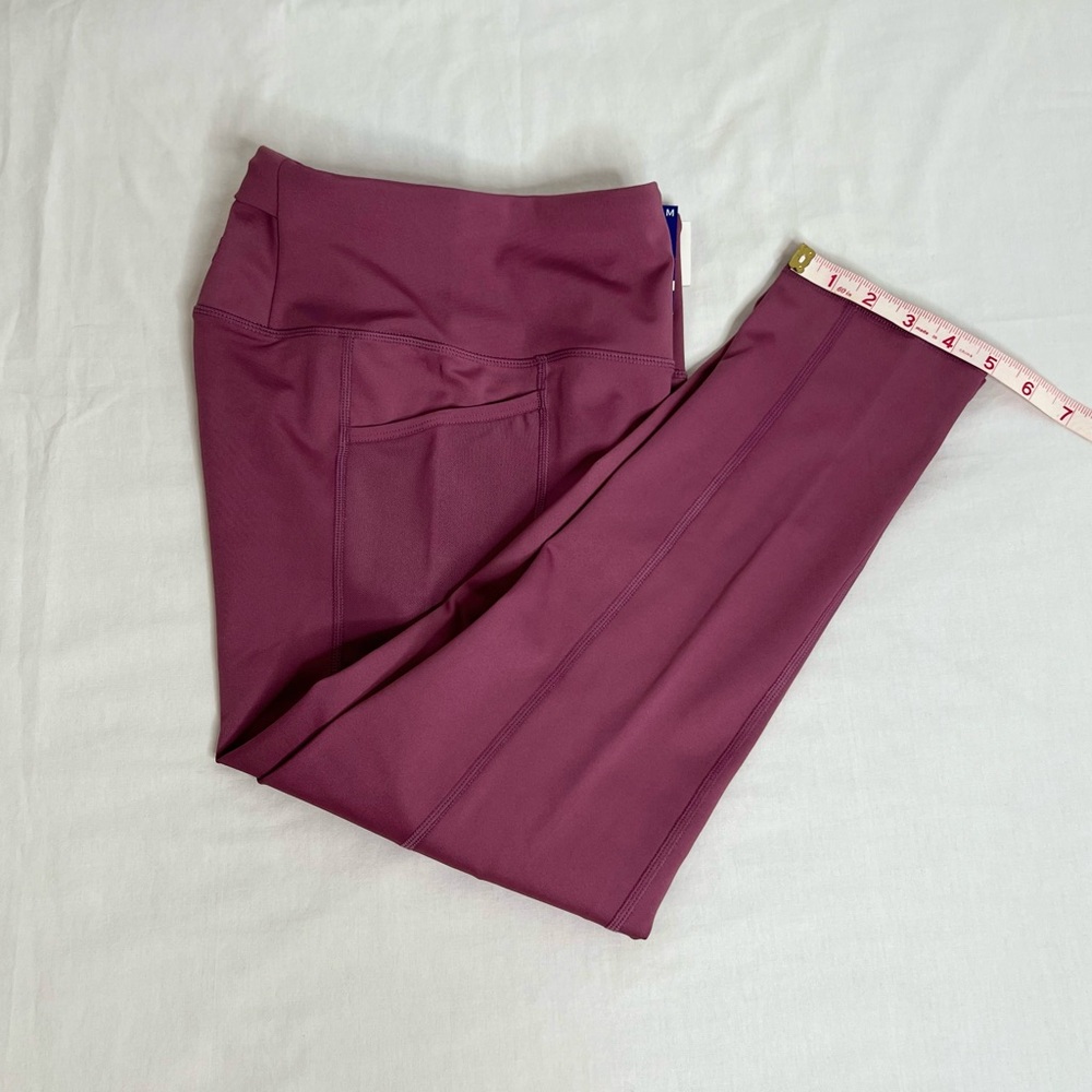 NWT Aeropostale Sport Women's Plum Purple Hi Rise Leggings Size Medium - Picture 5 of 6